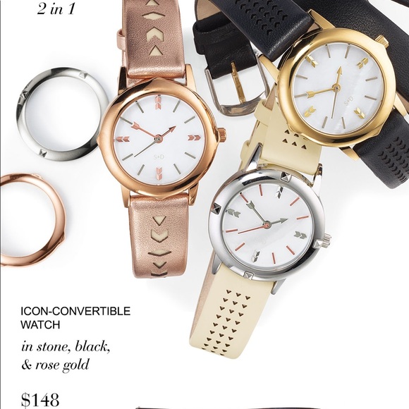 Stella & Dot Icon Convertible Watch in Ivory - Picture 5 of 10